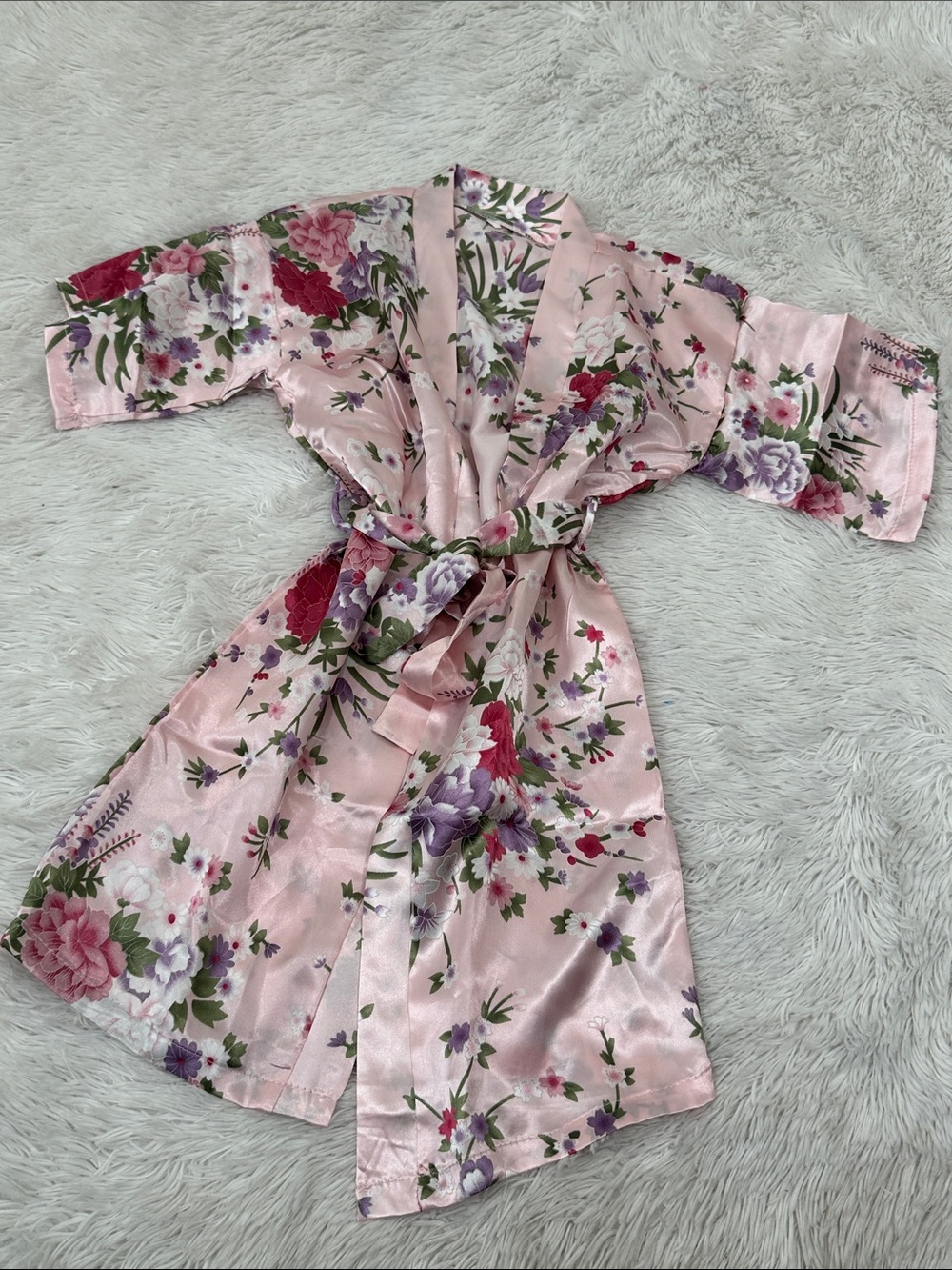 ❤️ Amazon Girls Satin Kimono Robe